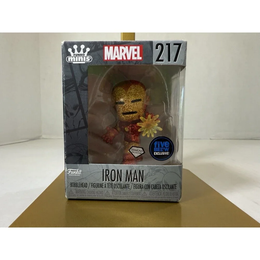 Funko Minis‎ Marvel Iron Man #217 Diamond Collection 5Below Exclusive